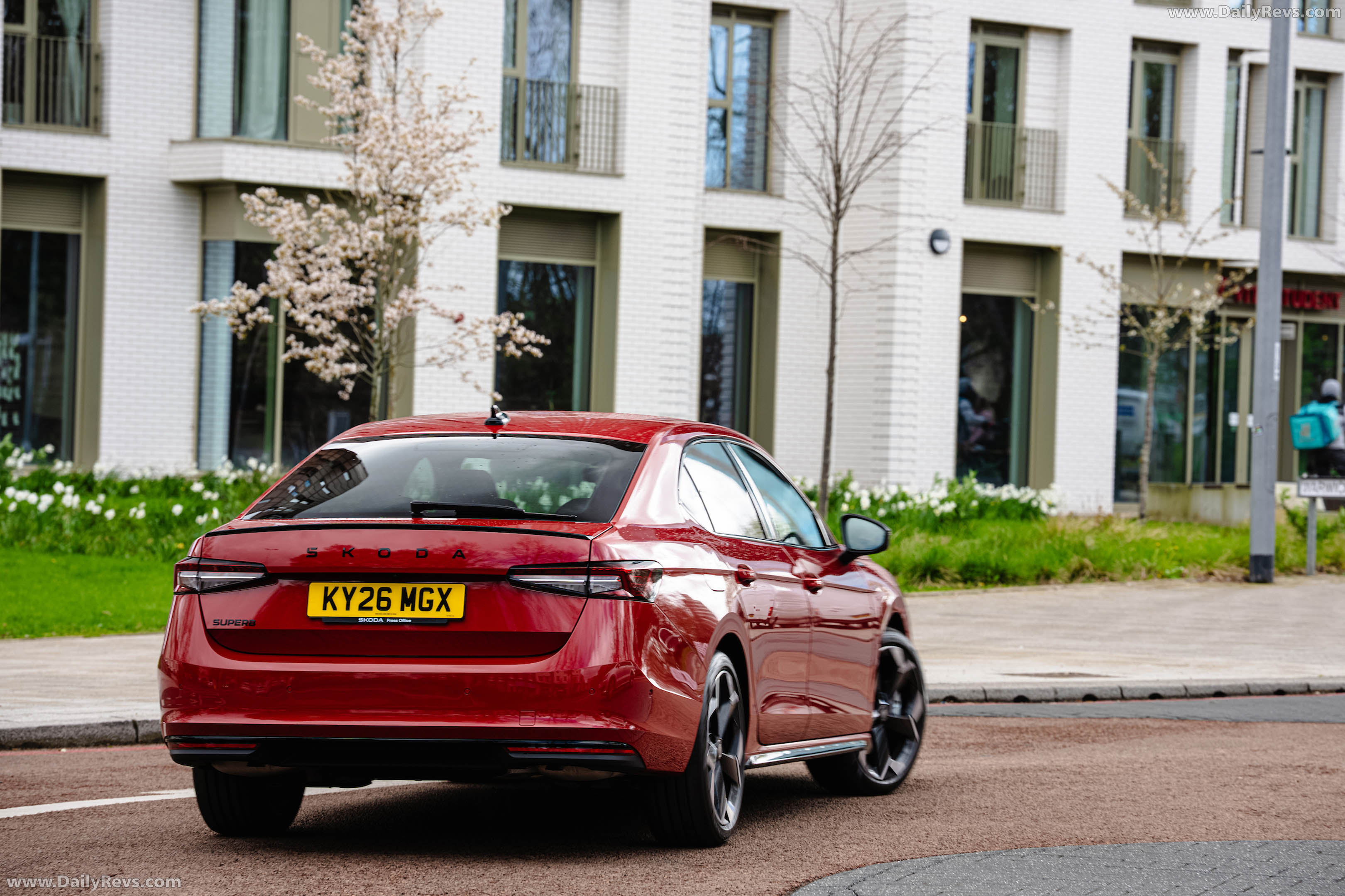 2026 Skoda Superb Sportline Mk4 UK Version Rear View