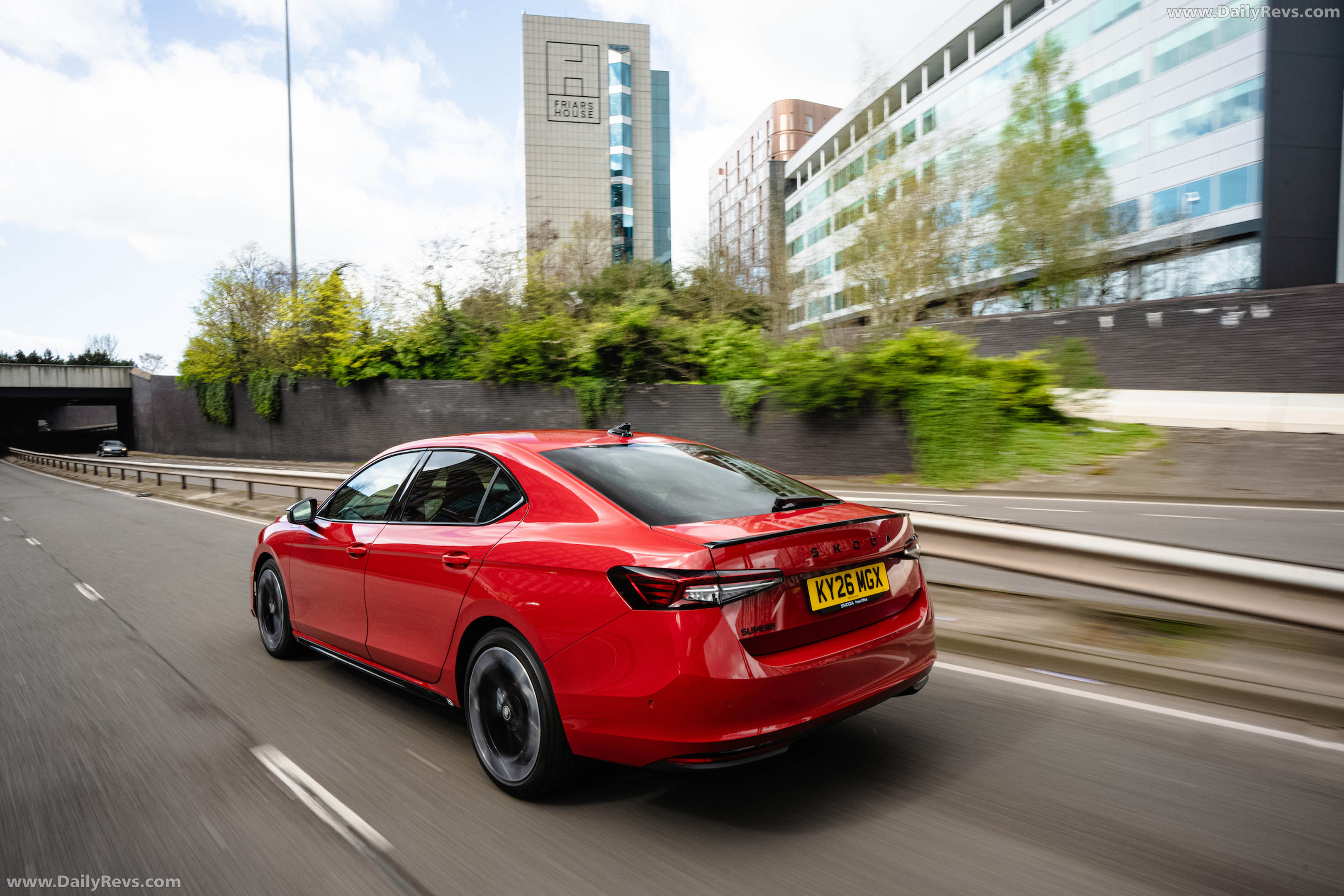 2026 Skoda Superb Sportline Mk4 UK Version Rear View