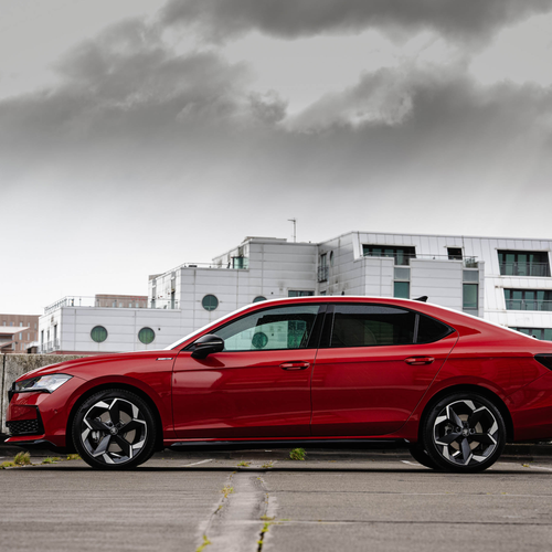 2026 Skoda Superb Sportline Mk4 UK Version Side View