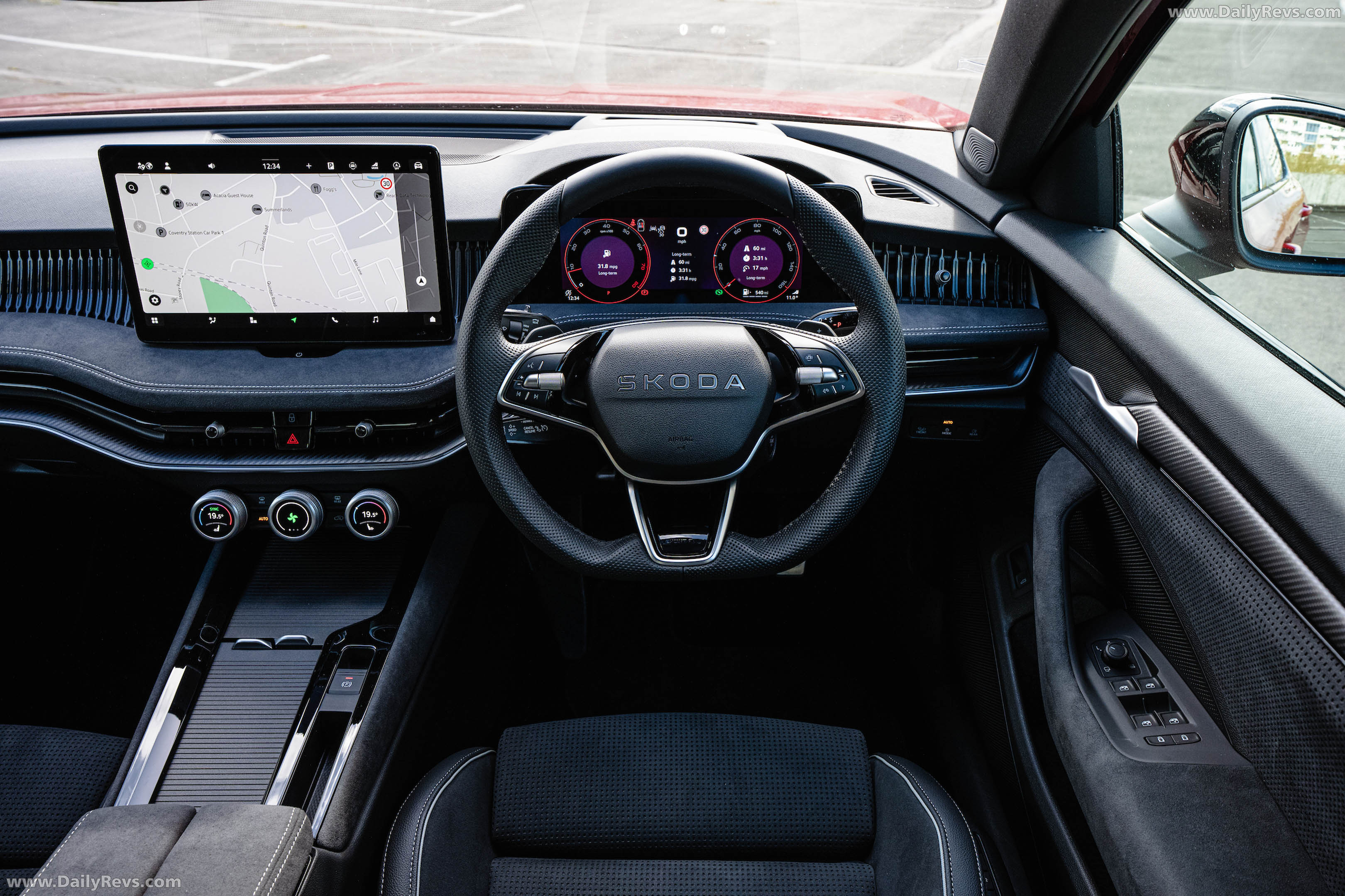 2026 Skoda Superb Sportline Mk4 UK Version Interior