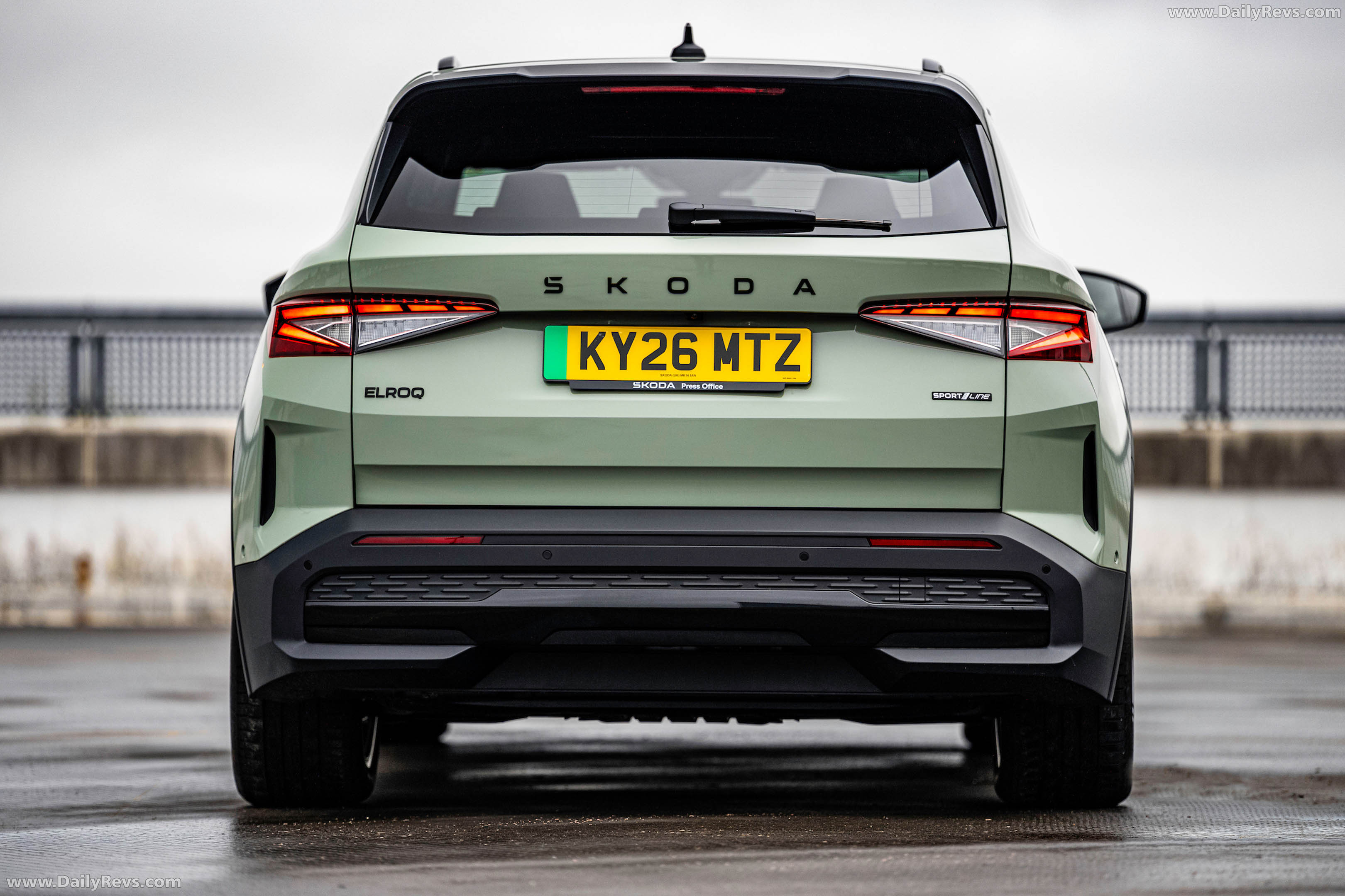 2025 Skoda Elroq Sportline UK Version Rear View