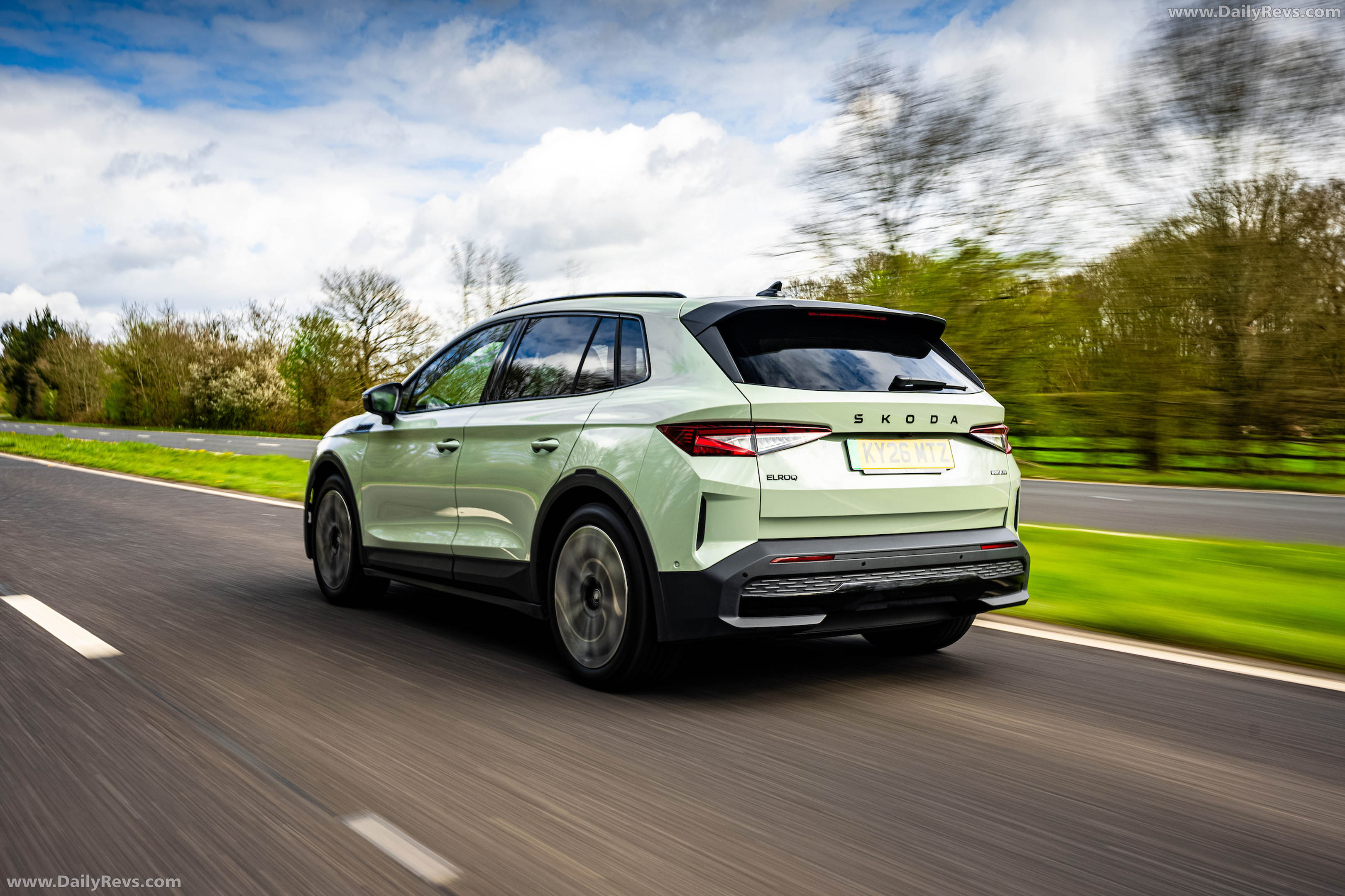 2025 Skoda Elroq Sportline UK Version Rear View