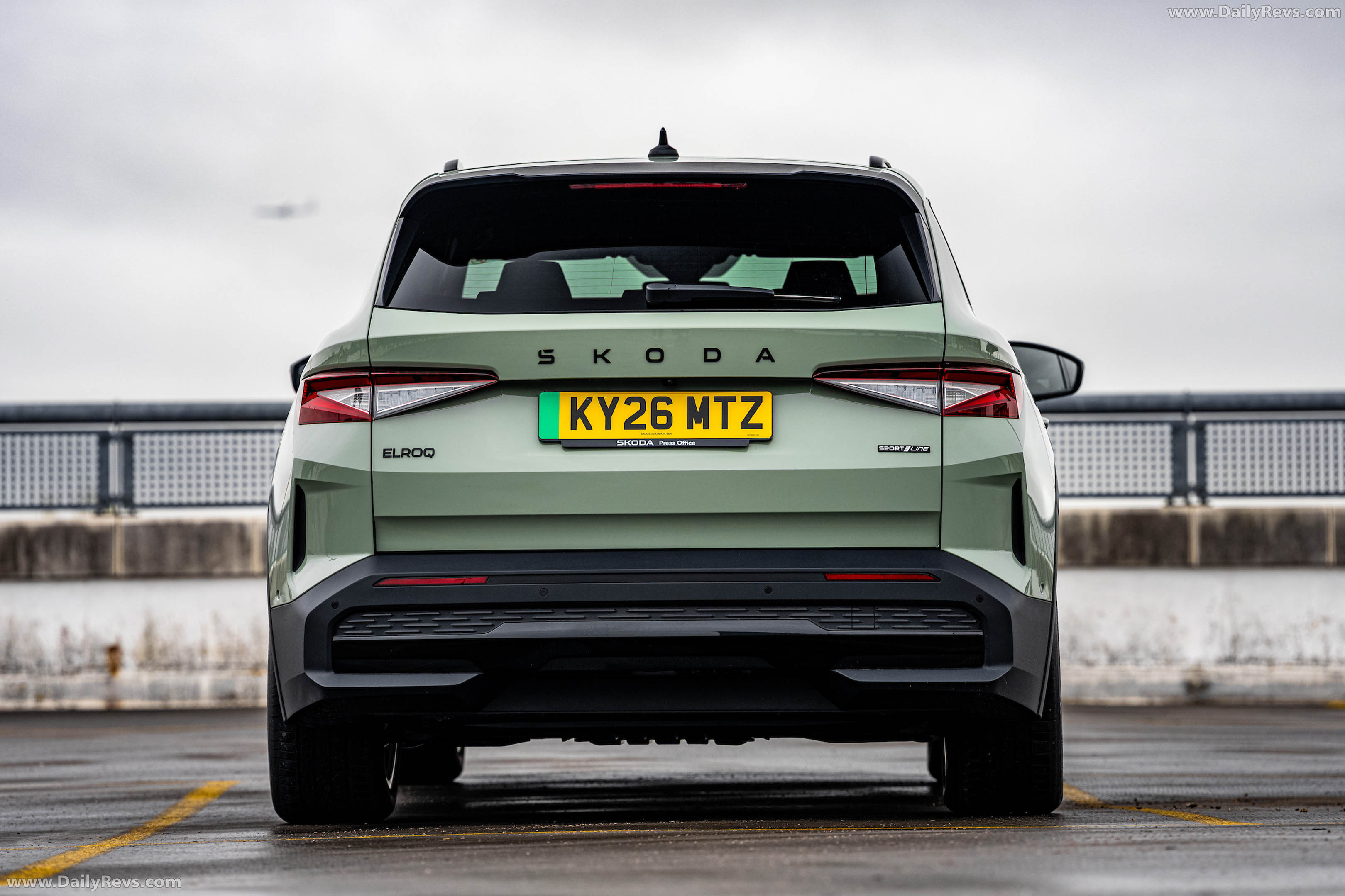 2025 Skoda Elroq Sportline UK Version Rear View