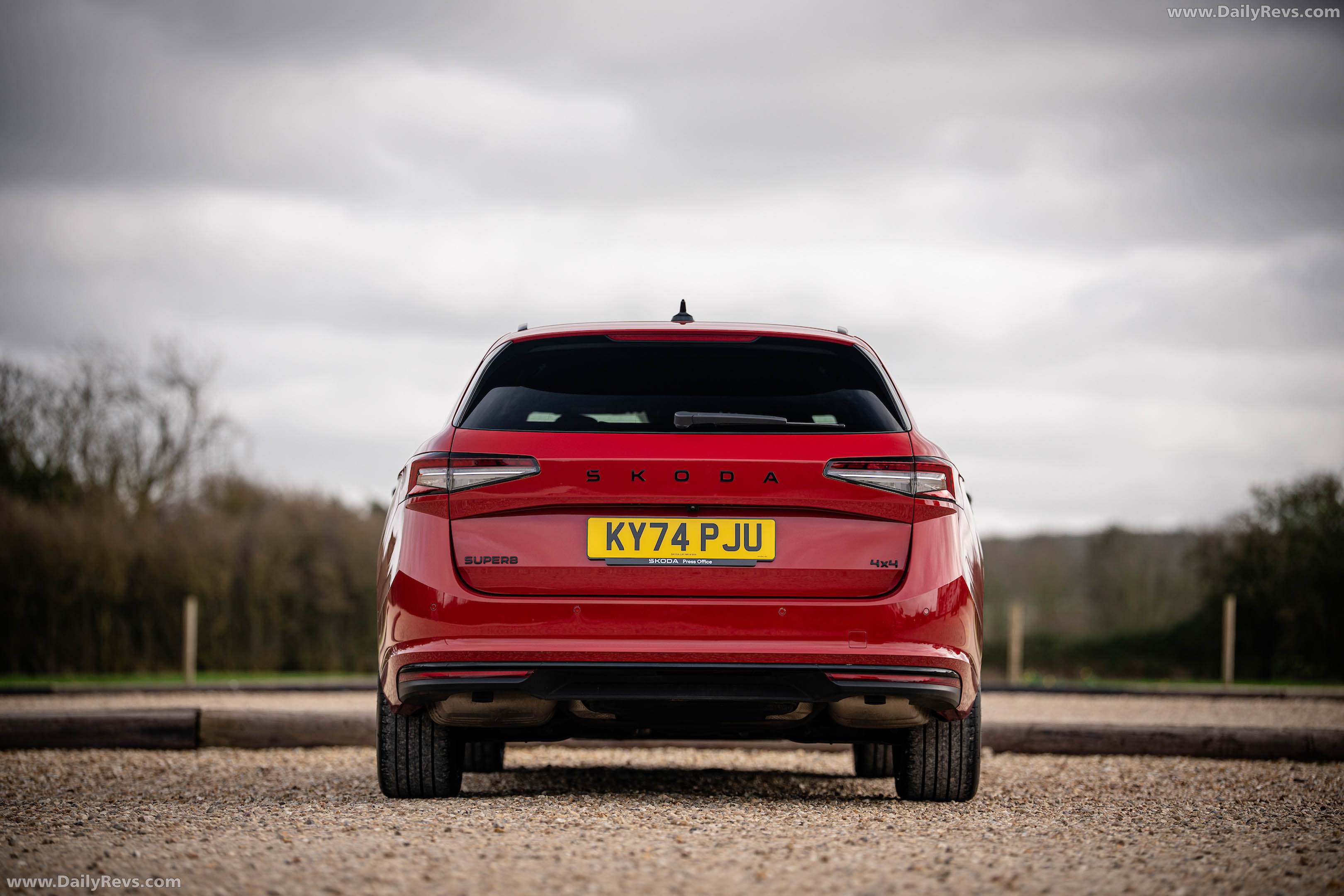 2026 Skoda Superb Combi Sportline Mk4 UK Version Rear View