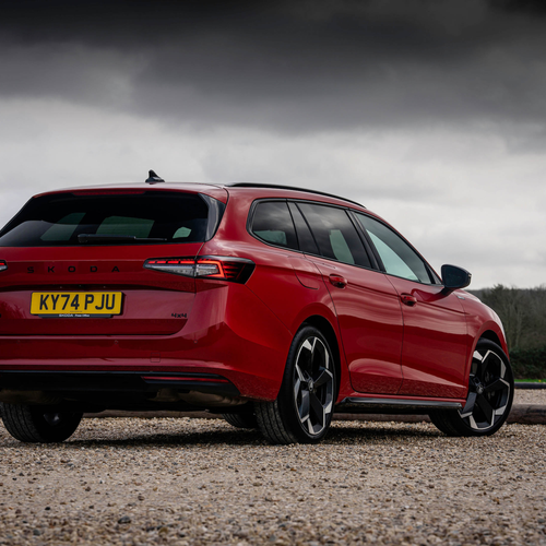 2026 Skoda Superb Combi Sportline Mk4 UK Version Rear View