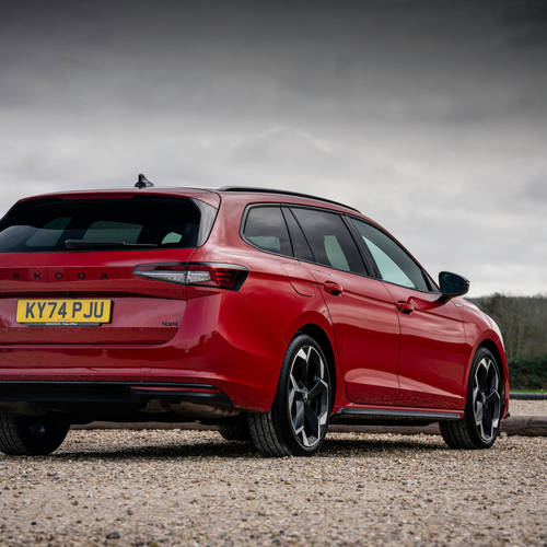 2026 Skoda Superb Combi Sportline Mk4 UK Version Rear View
