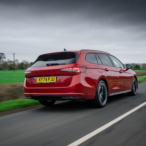 2026 Skoda Superb Combi Sportline Mk4 UK Version Rear View