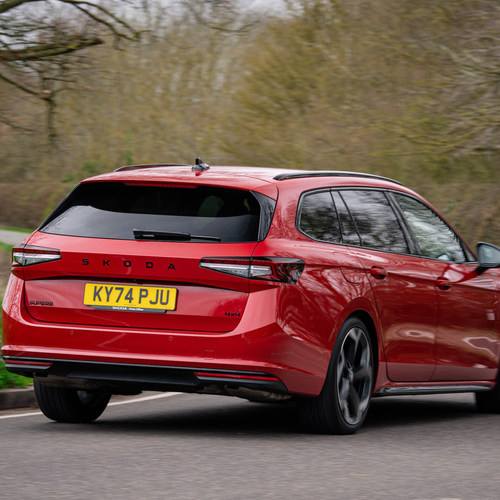 2026 Skoda Superb Combi Sportline Mk4 UK Version Rear View