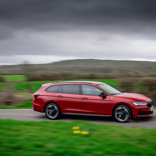 2026 Skoda Superb Combi Sportline Mk4 UK Version Side View