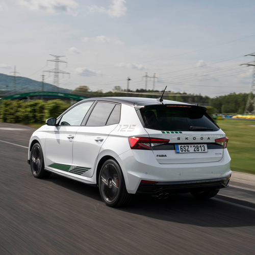2026 Skoda Fabia Motorsport Edition Rear View