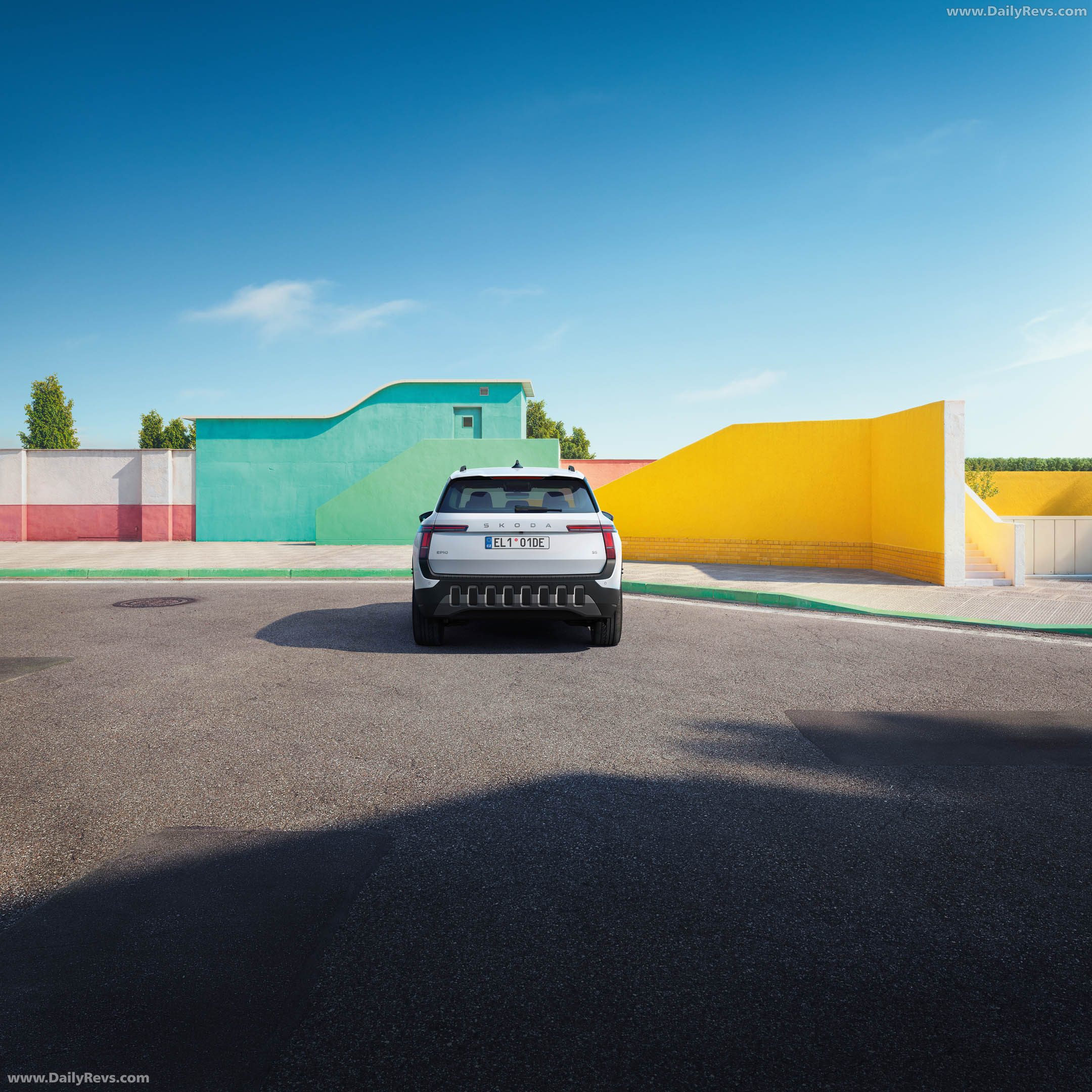 2027 Skoda Epiq Rear View