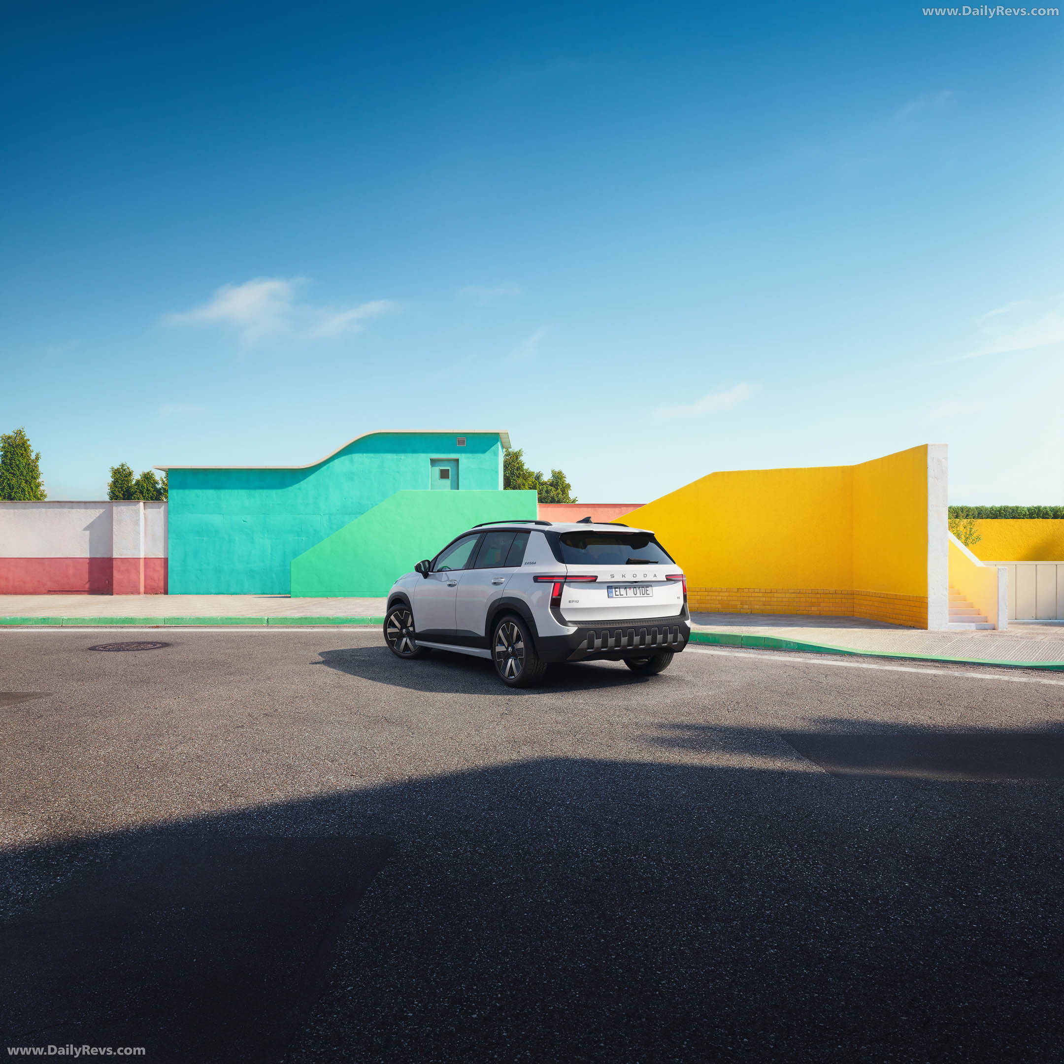 2027 Skoda Epiq Rear View