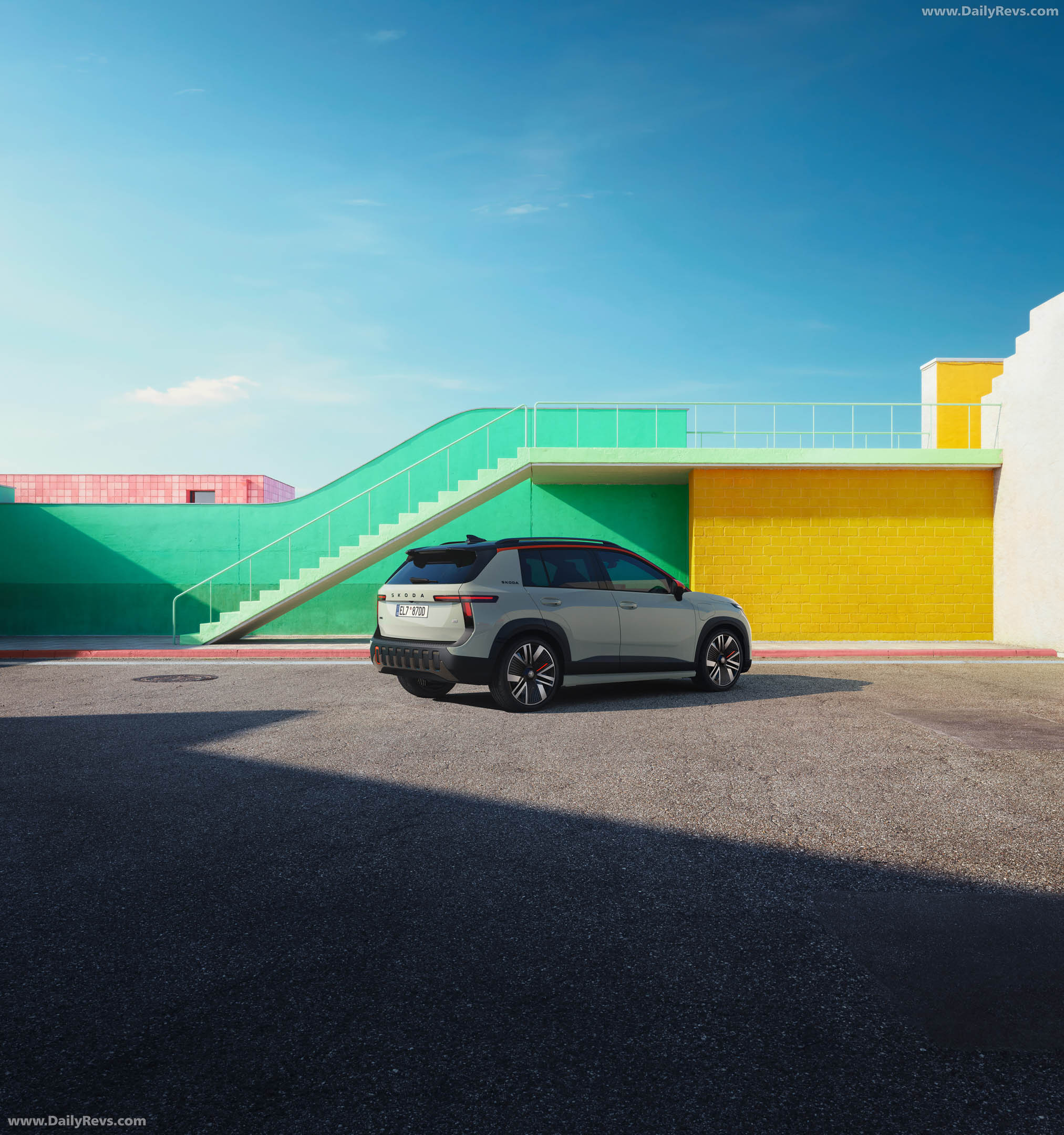 2027 Skoda Epiq Rear View