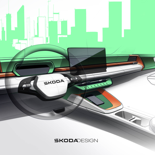 2027 Skoda Epiq Sketches