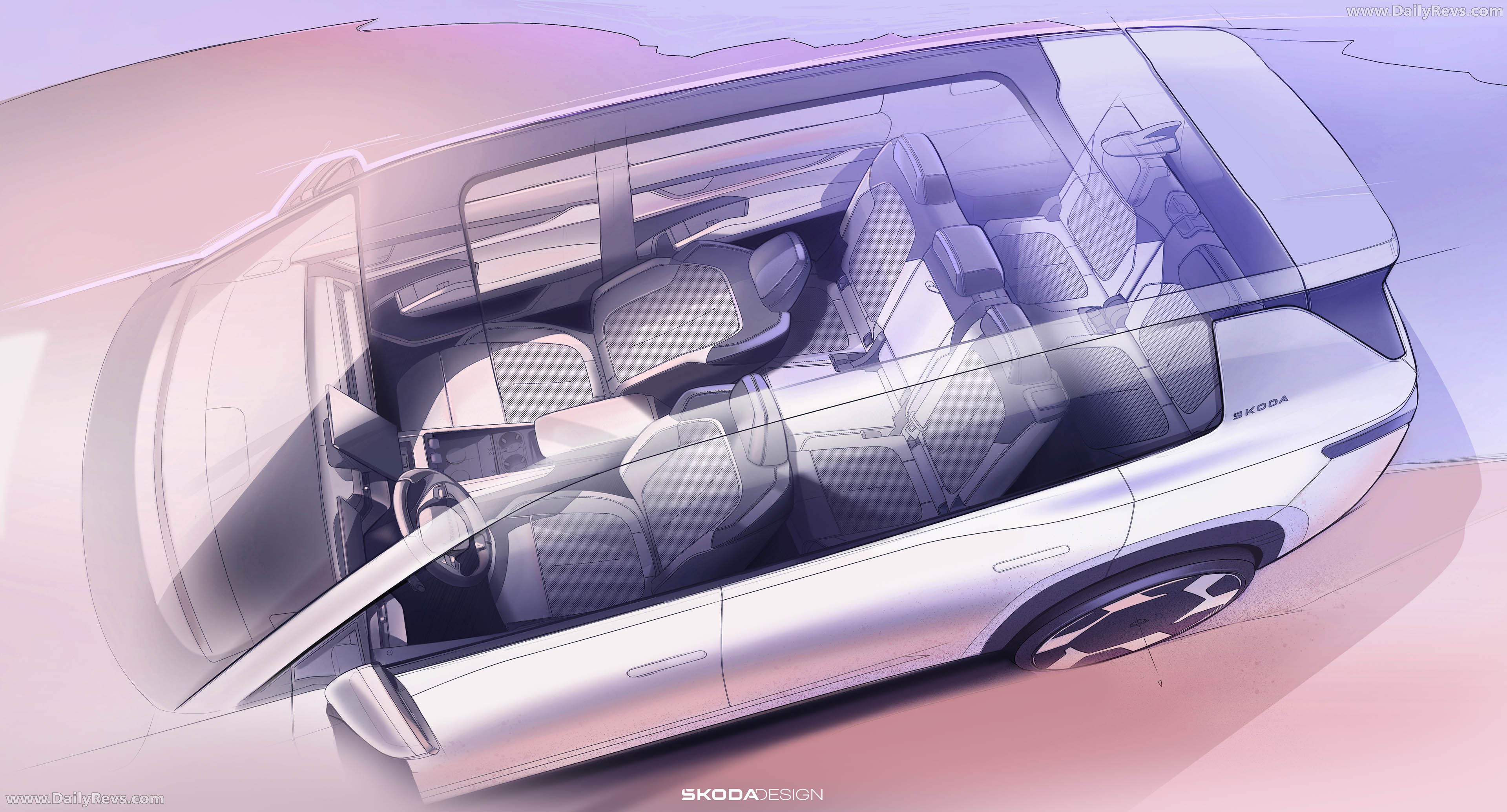2027 Skoda Peaq Sketches