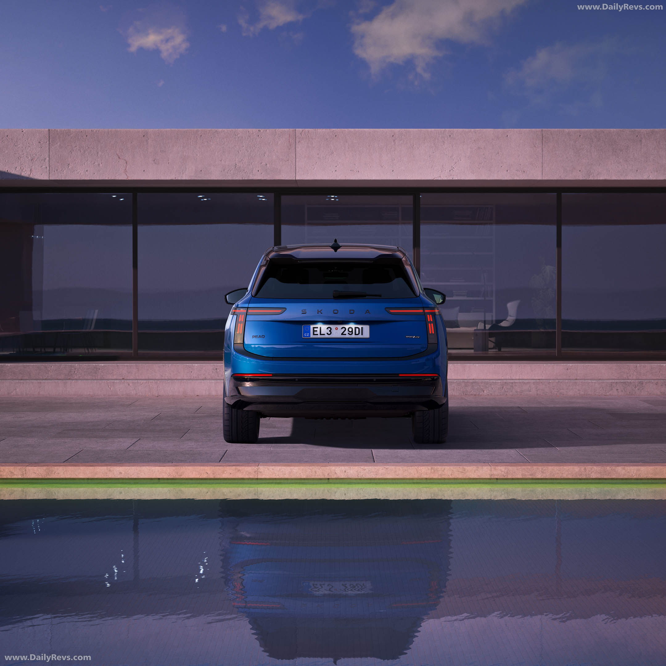 2027 Skoda Peaq Sportline Rear View