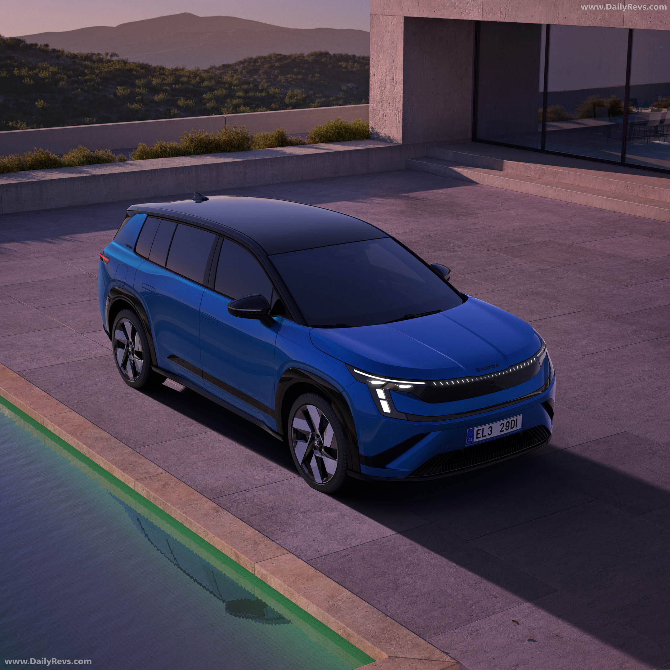 2027 Skoda Peaq Sportline Top View