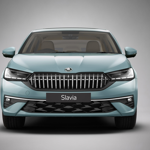 2027 Skoda Slavia Front View