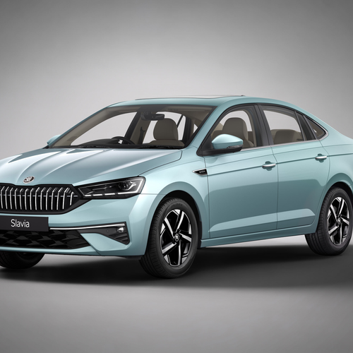 2027 Skoda Slavia Front View