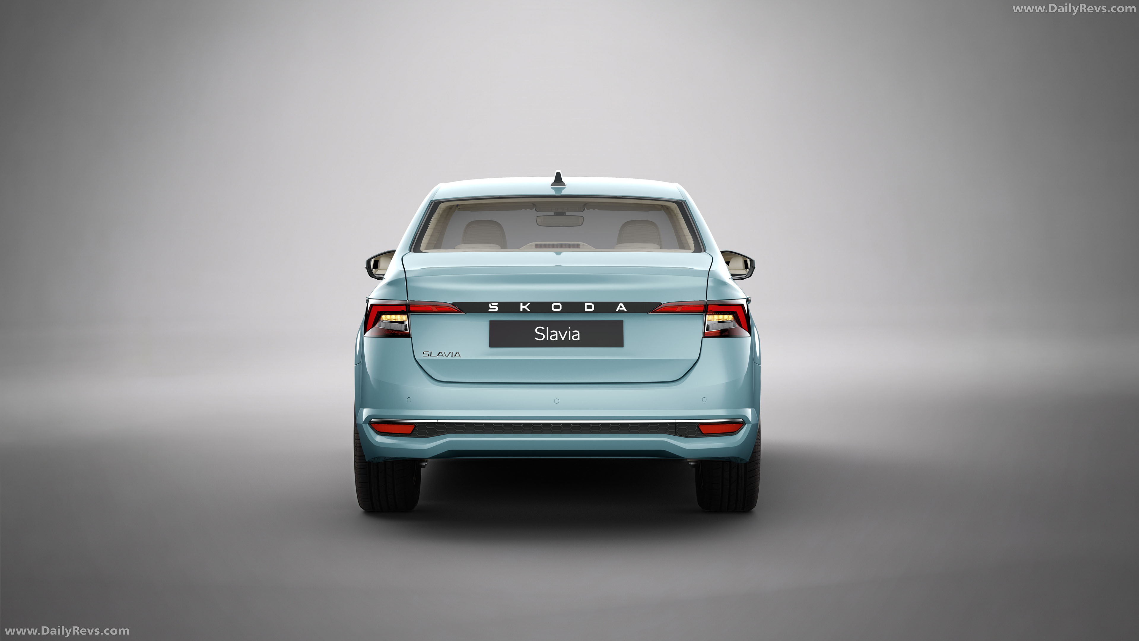 2027 Skoda Slavia Rear View