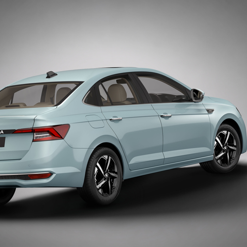 2027 Skoda Slavia Rear View