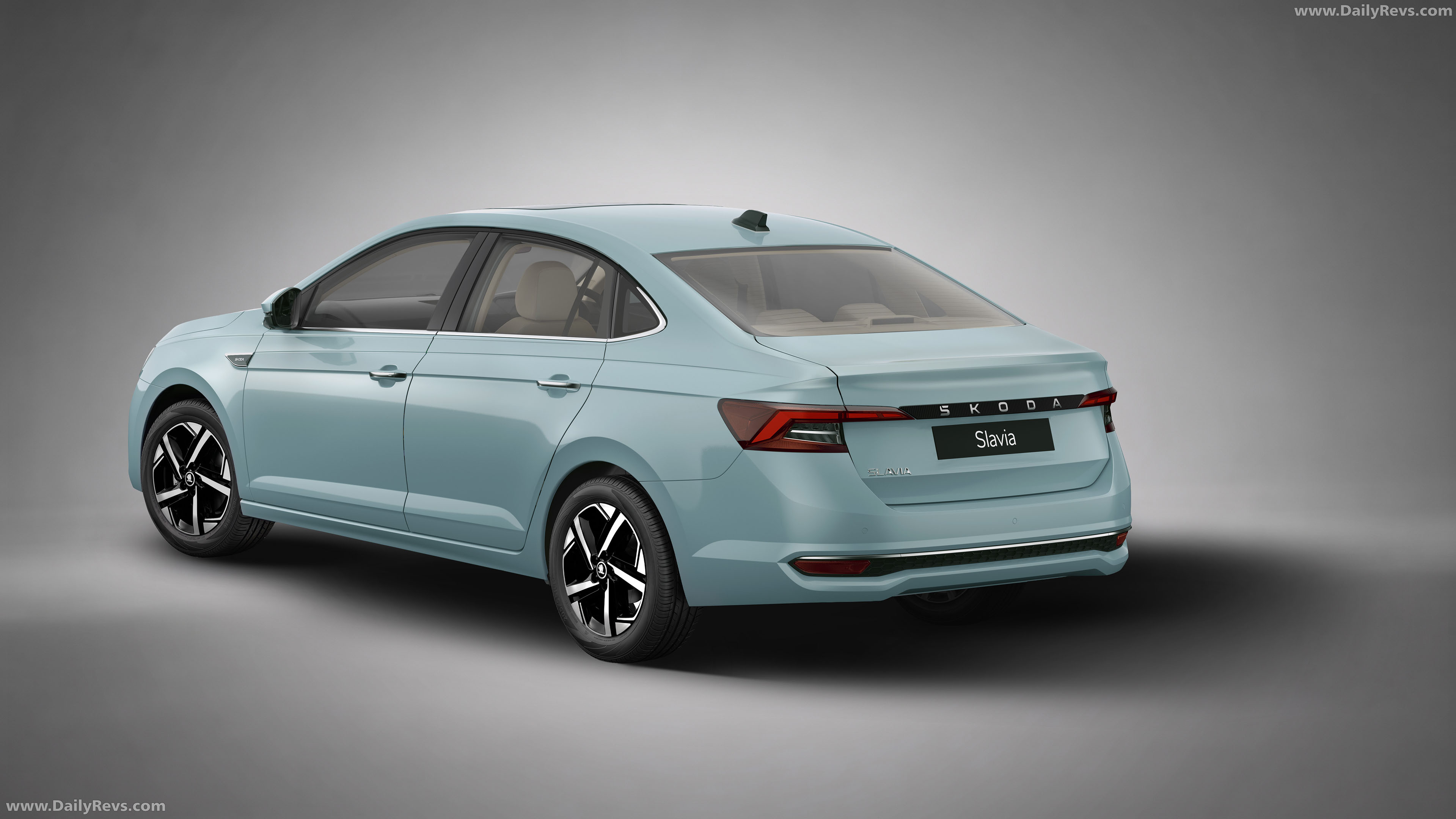 2027 Skoda Slavia Rear View