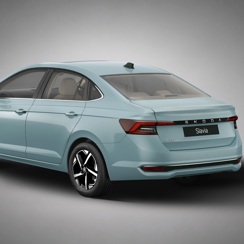 2027 Skoda Slavia Rear View