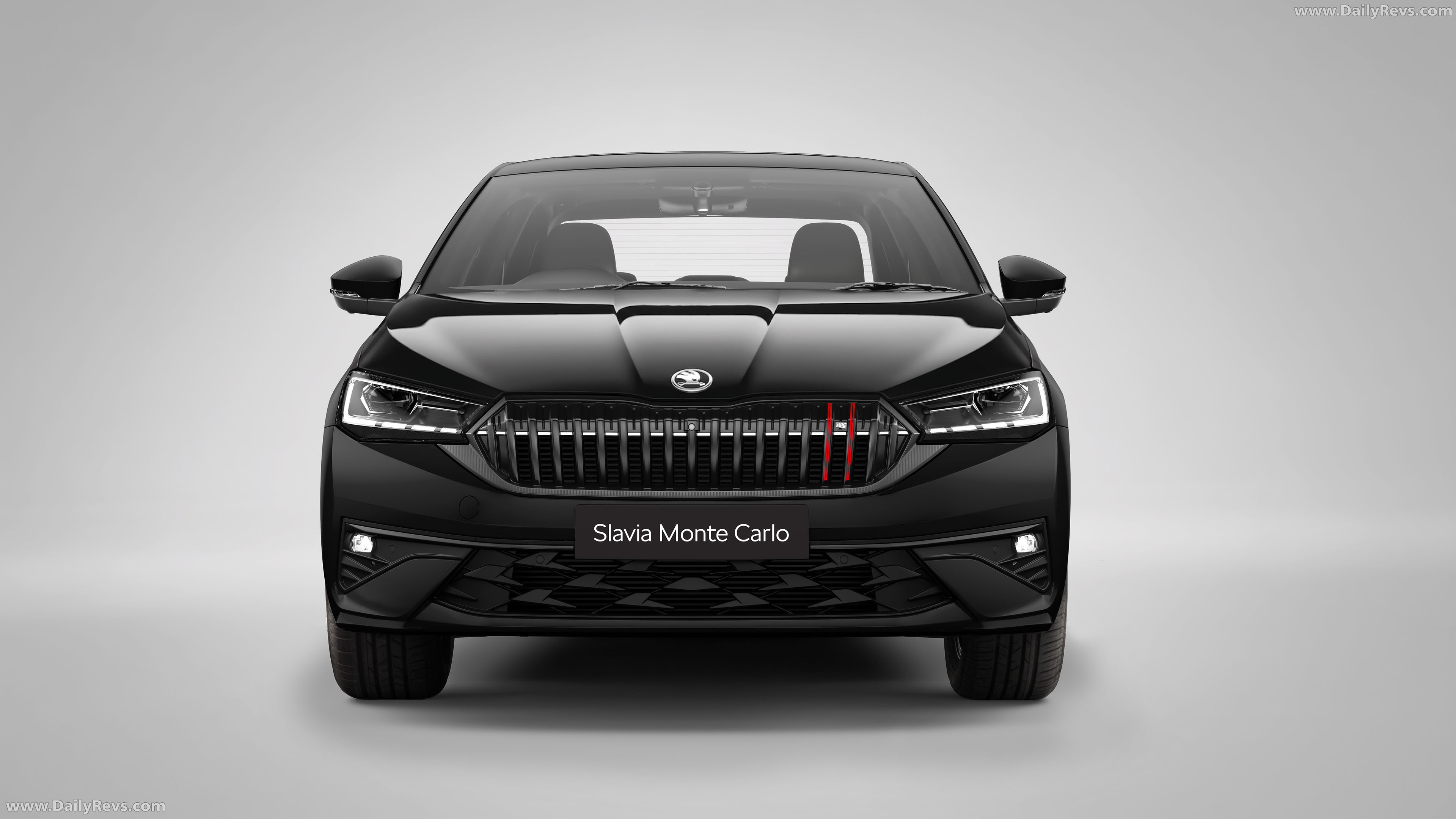2027 Skoda Slavia Monte Carlo Front View