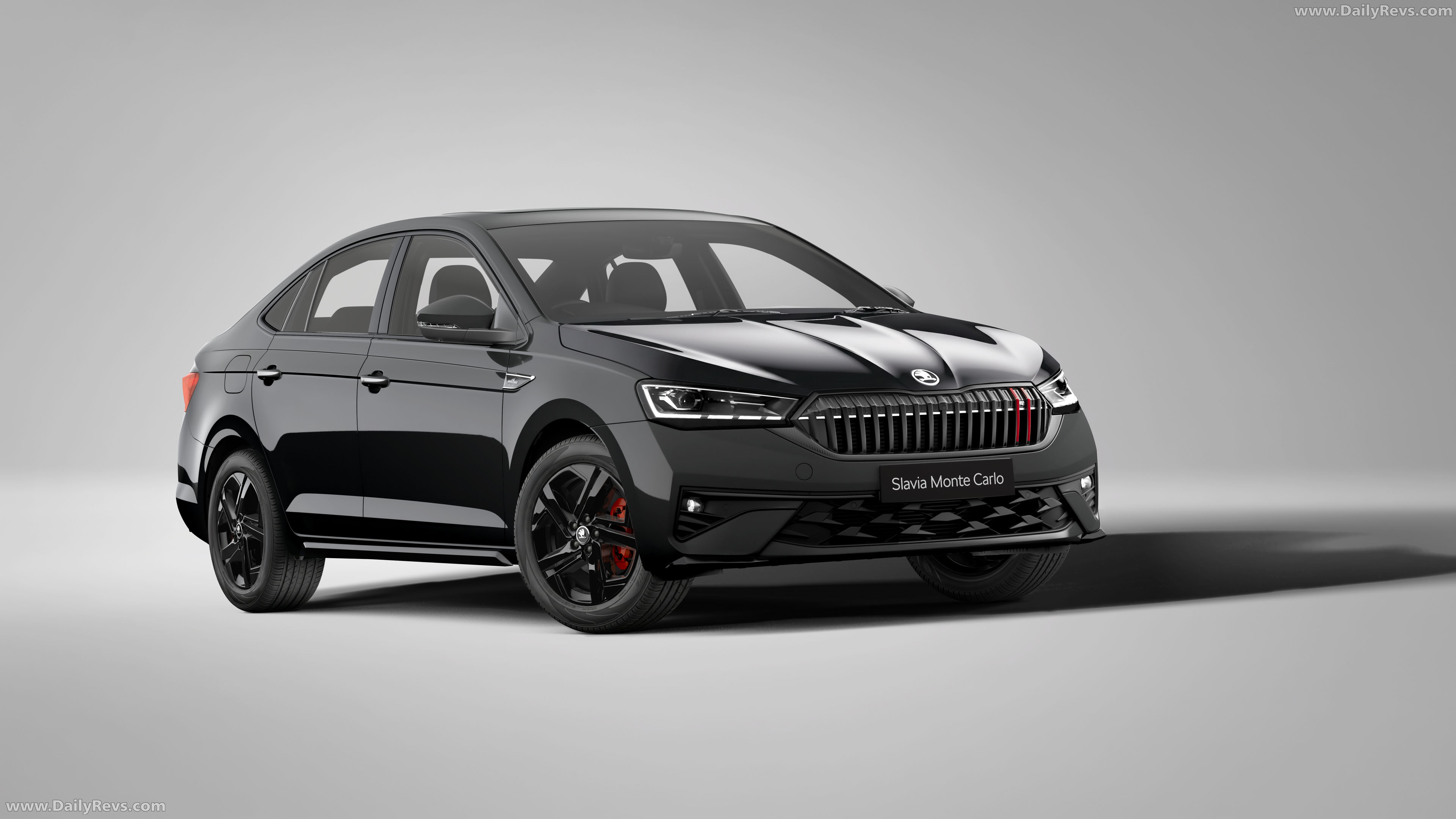 2027 Skoda Slavia Monte Carlo Front View