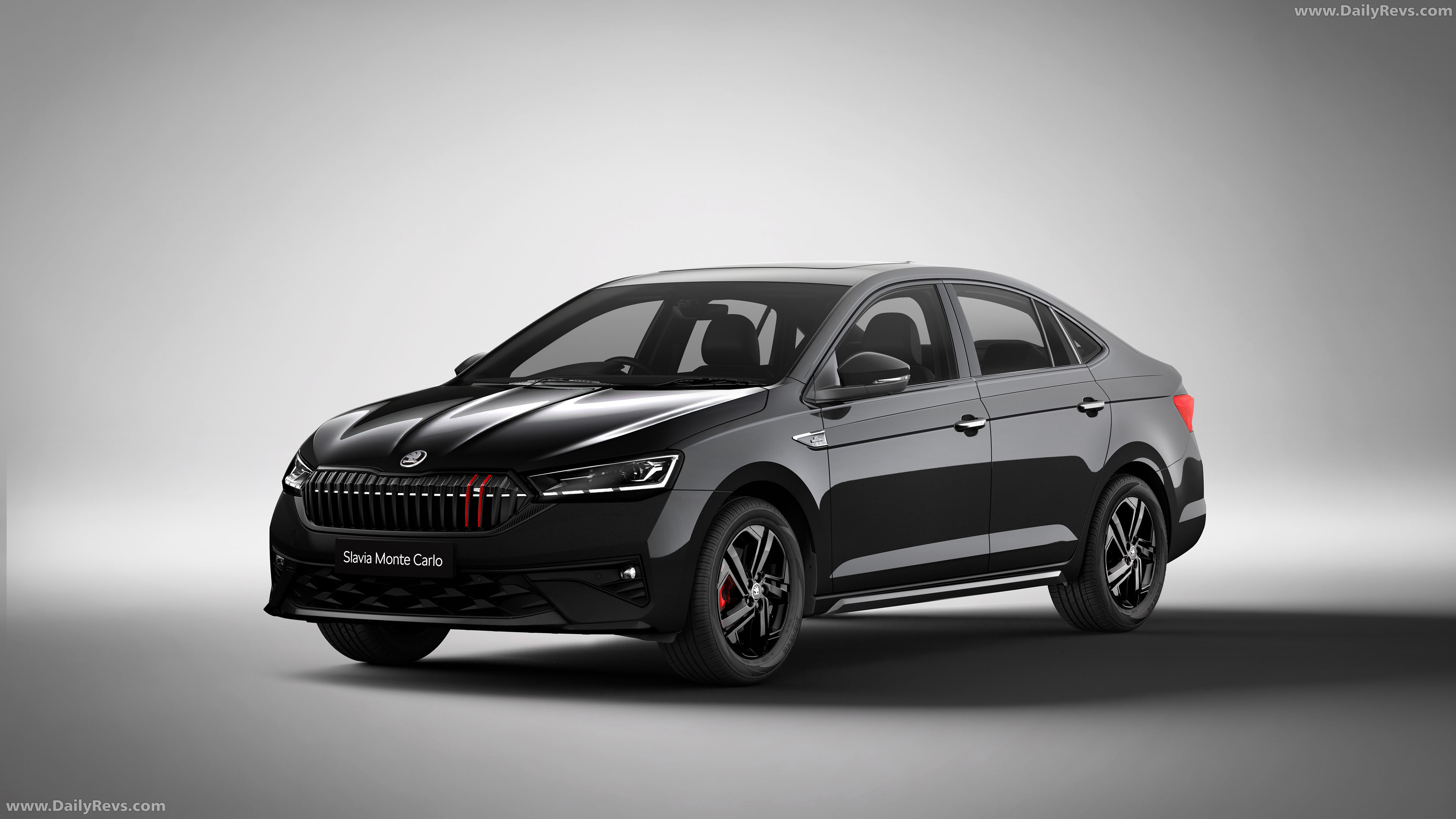 2027 Skoda Slavia Monte Carlo Front View