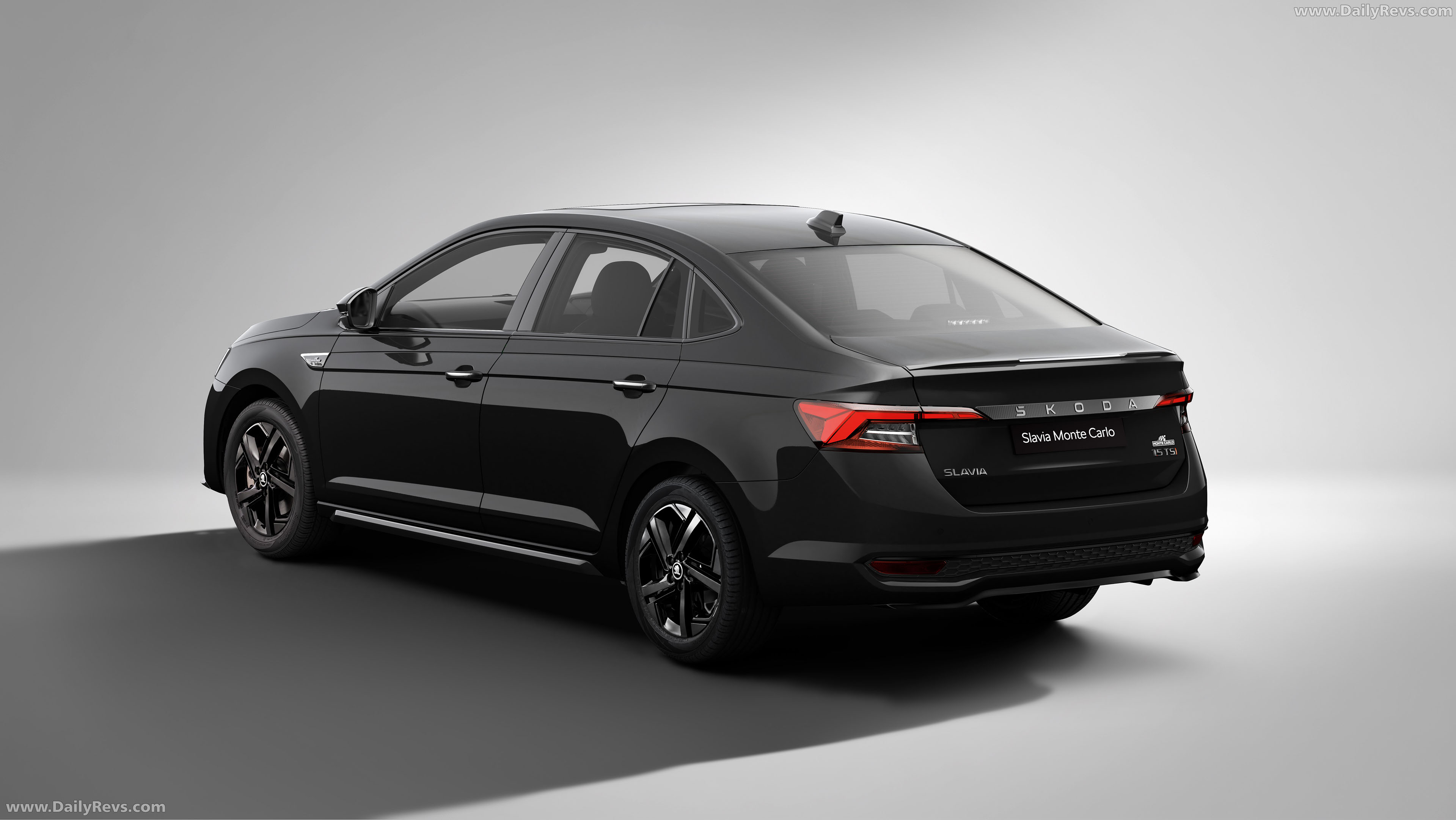 2027 Skoda Slavia Monte Carlo Rear View