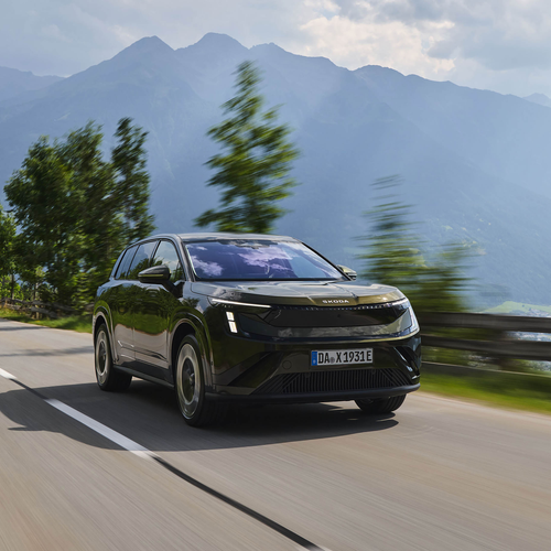 2027 Skoda Peaq Olibo Green Front View
