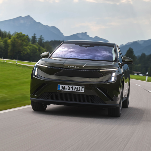 2027 Skoda Peaq Olibo Green Front View