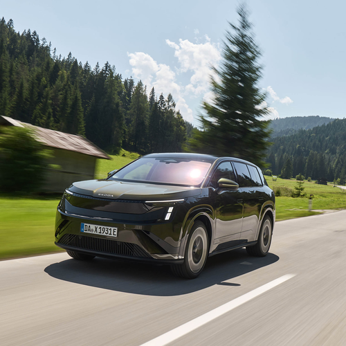 2027 Skoda Peaq Olibo Green Front View