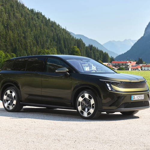 2027 Skoda Peaq Olibo Green Front View