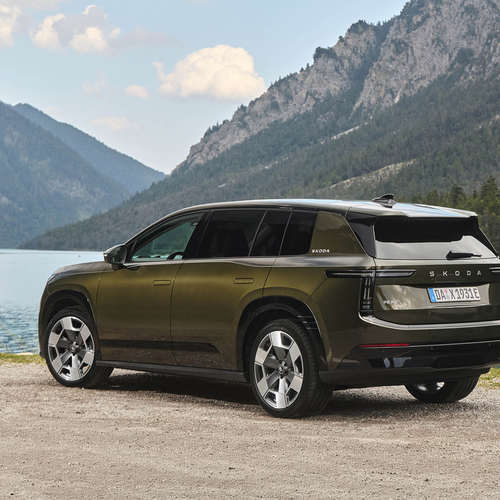 2027 Skoda Peaq Olibo Green Rear View