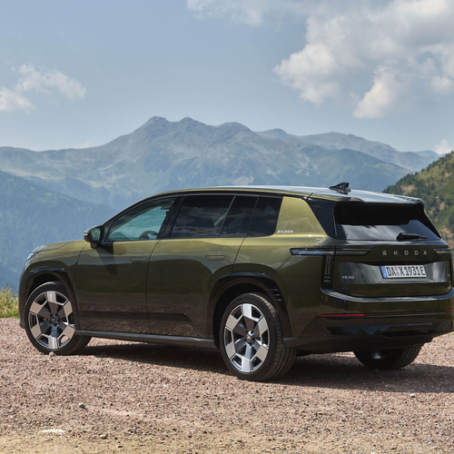 2027 Skoda Peaq Olibo Green Rear View