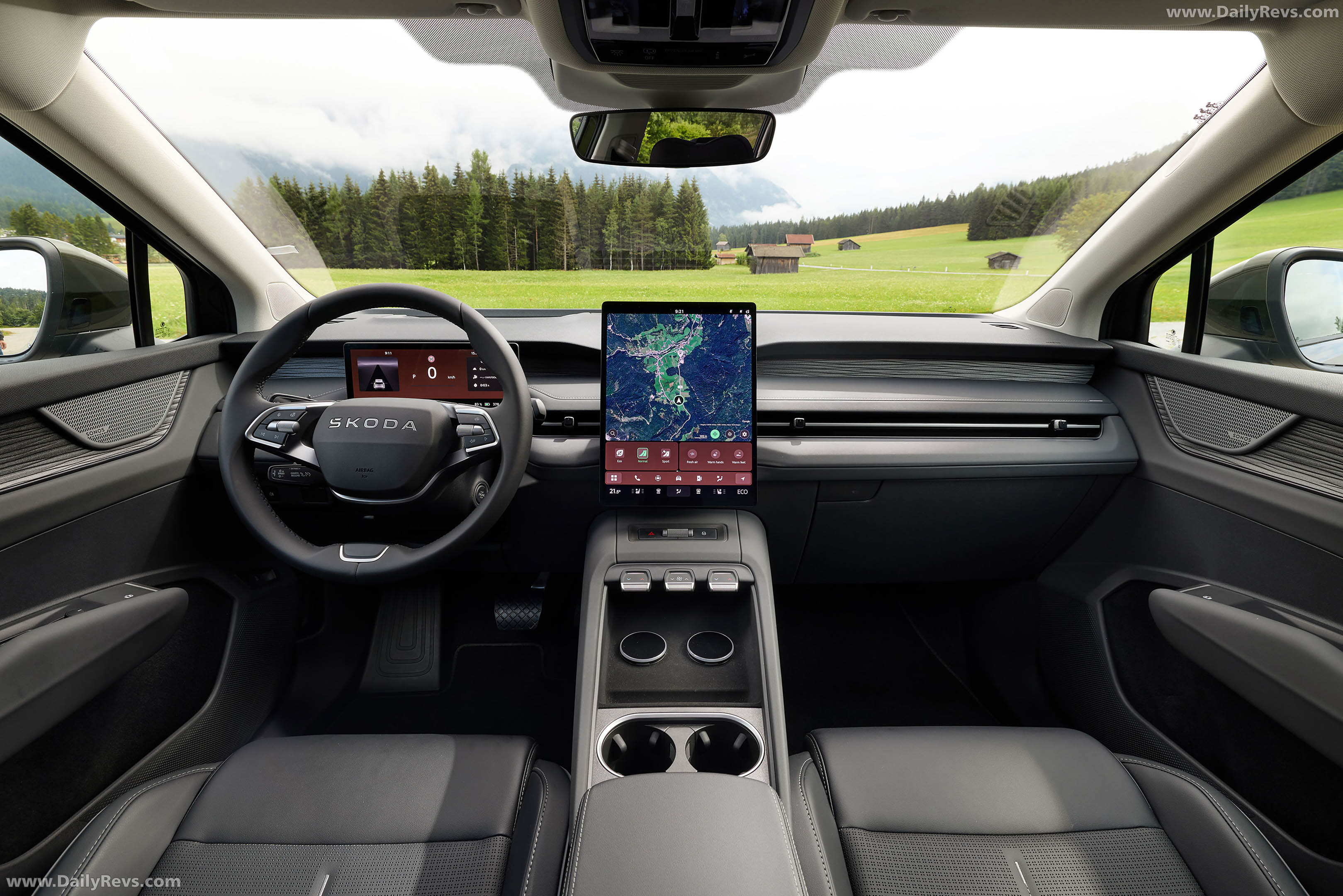 2027 Skoda Peaq Olibo Green Interior