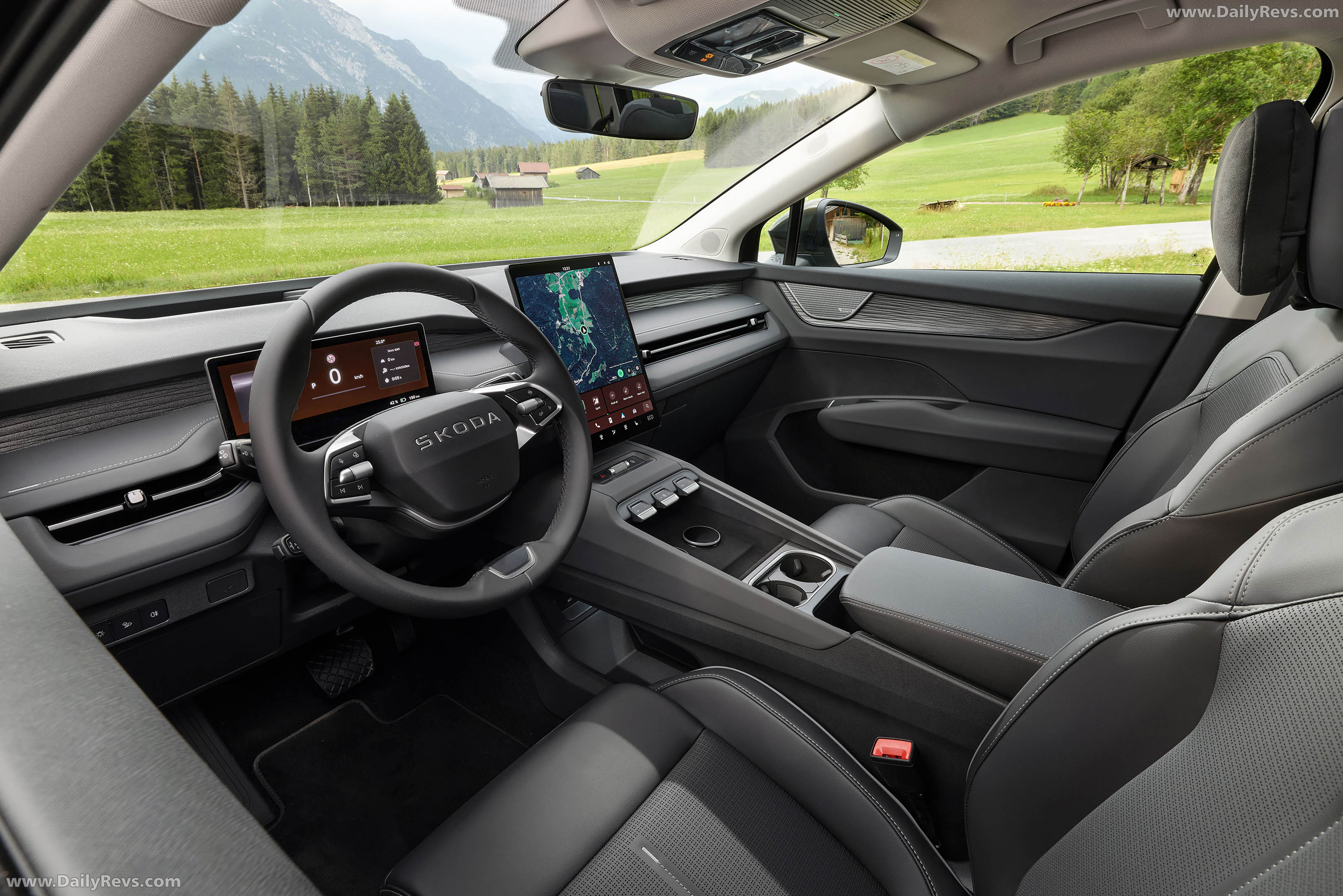2027 Skoda Peaq Olibo Green Interior