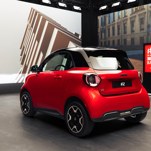 2027 Smart No.2 Premium Laser Red Rear View