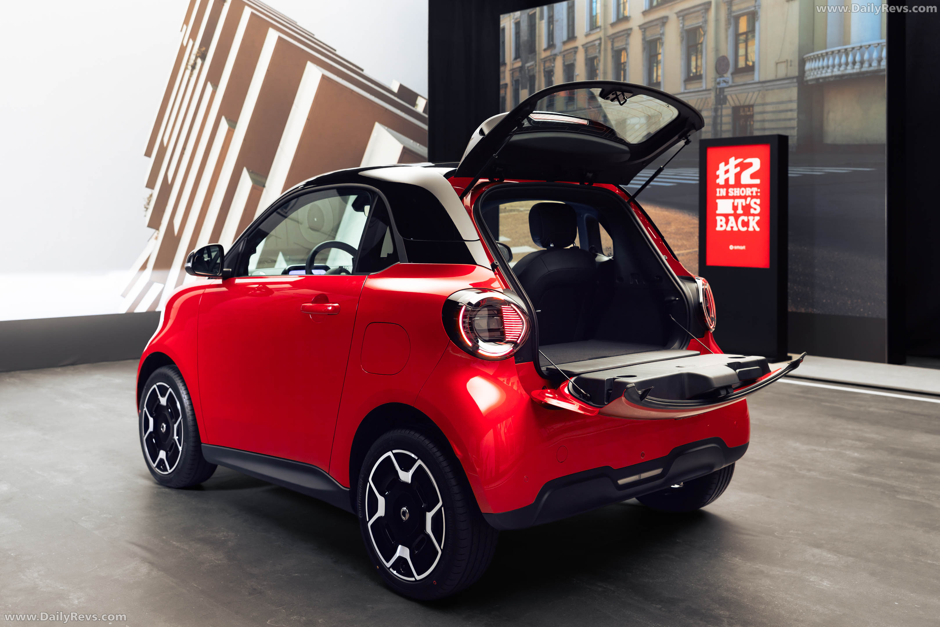 2027 Smart No.2 Premium Laser Red Rear View