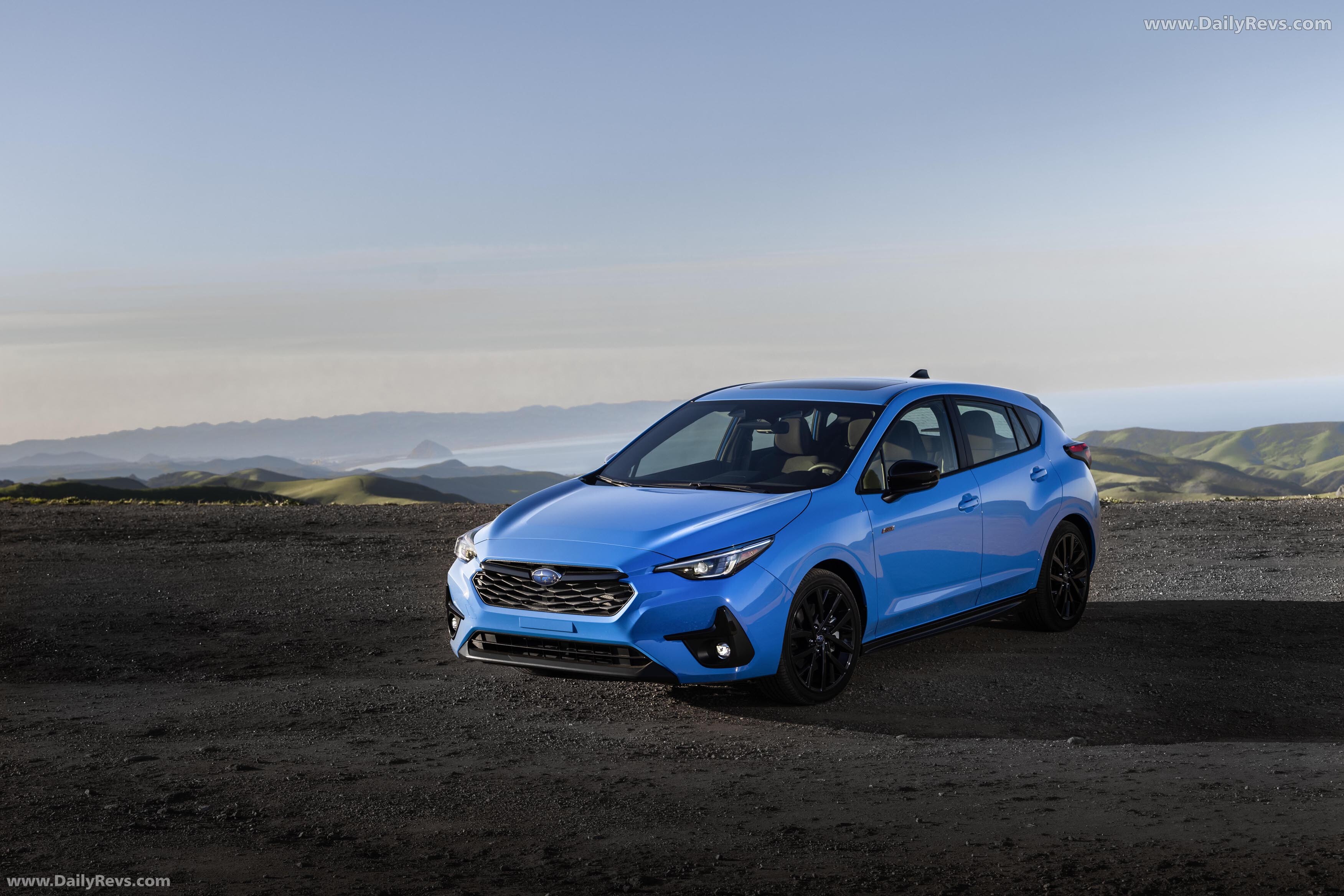 2024 Subaru Impreza RS Oasis Blue Front View