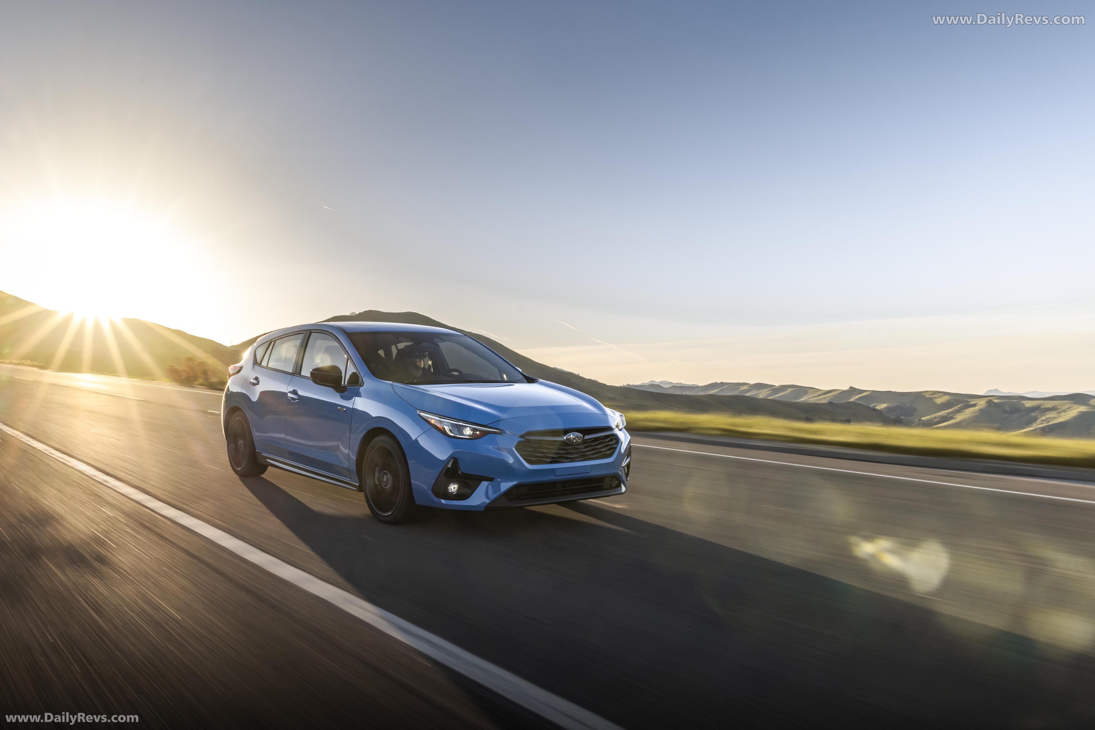 2024 Subaru Impreza RS Oasis Blue Front View