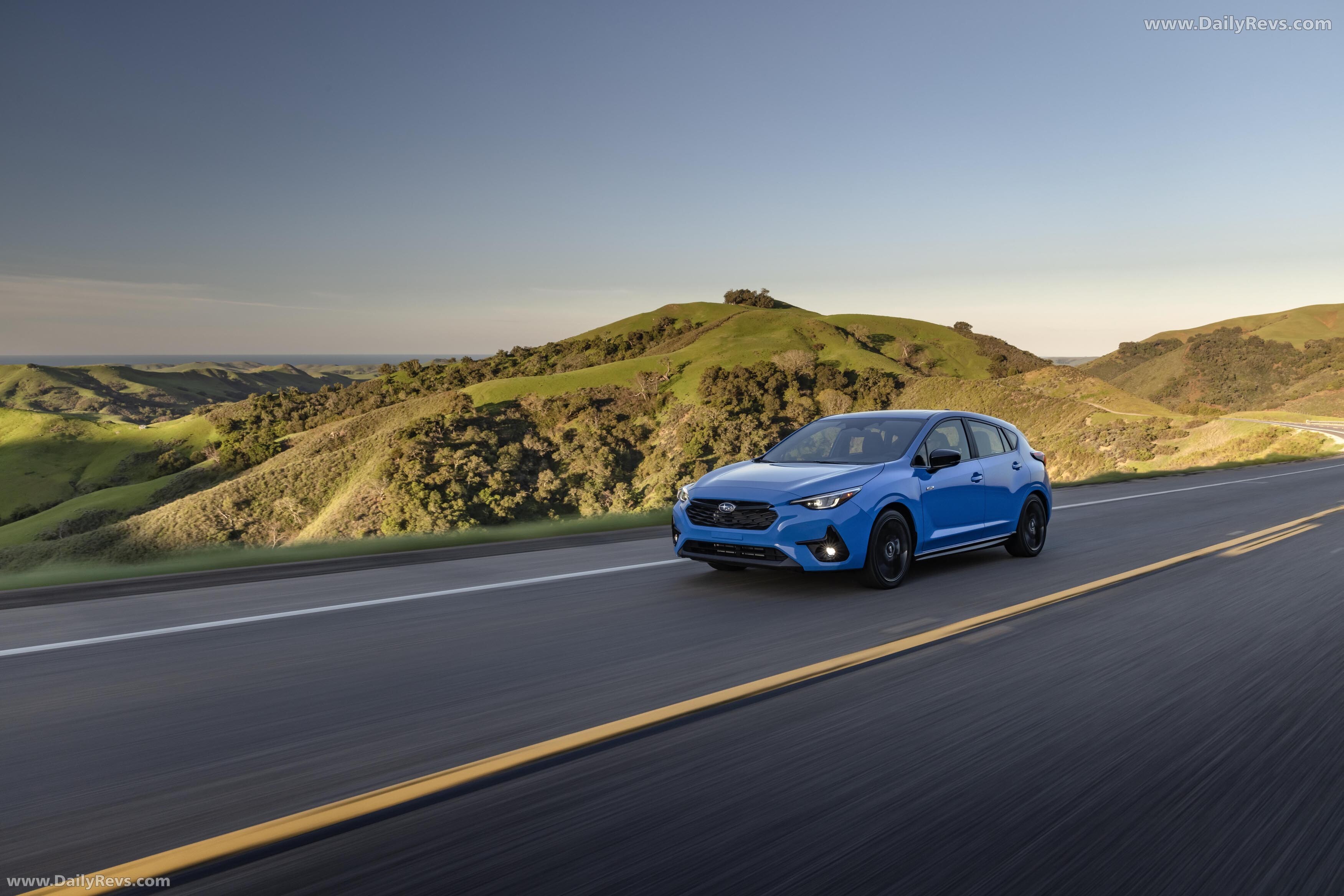 2024 Subaru Impreza RS Oasis Blue Front View