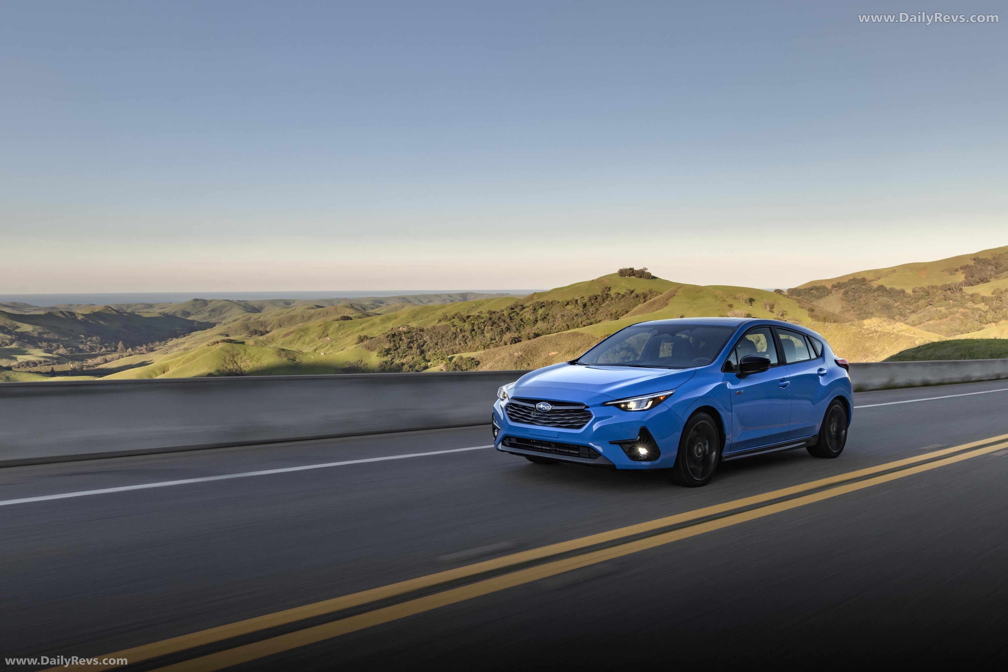 2024 Subaru Impreza RS Oasis Blue Front View