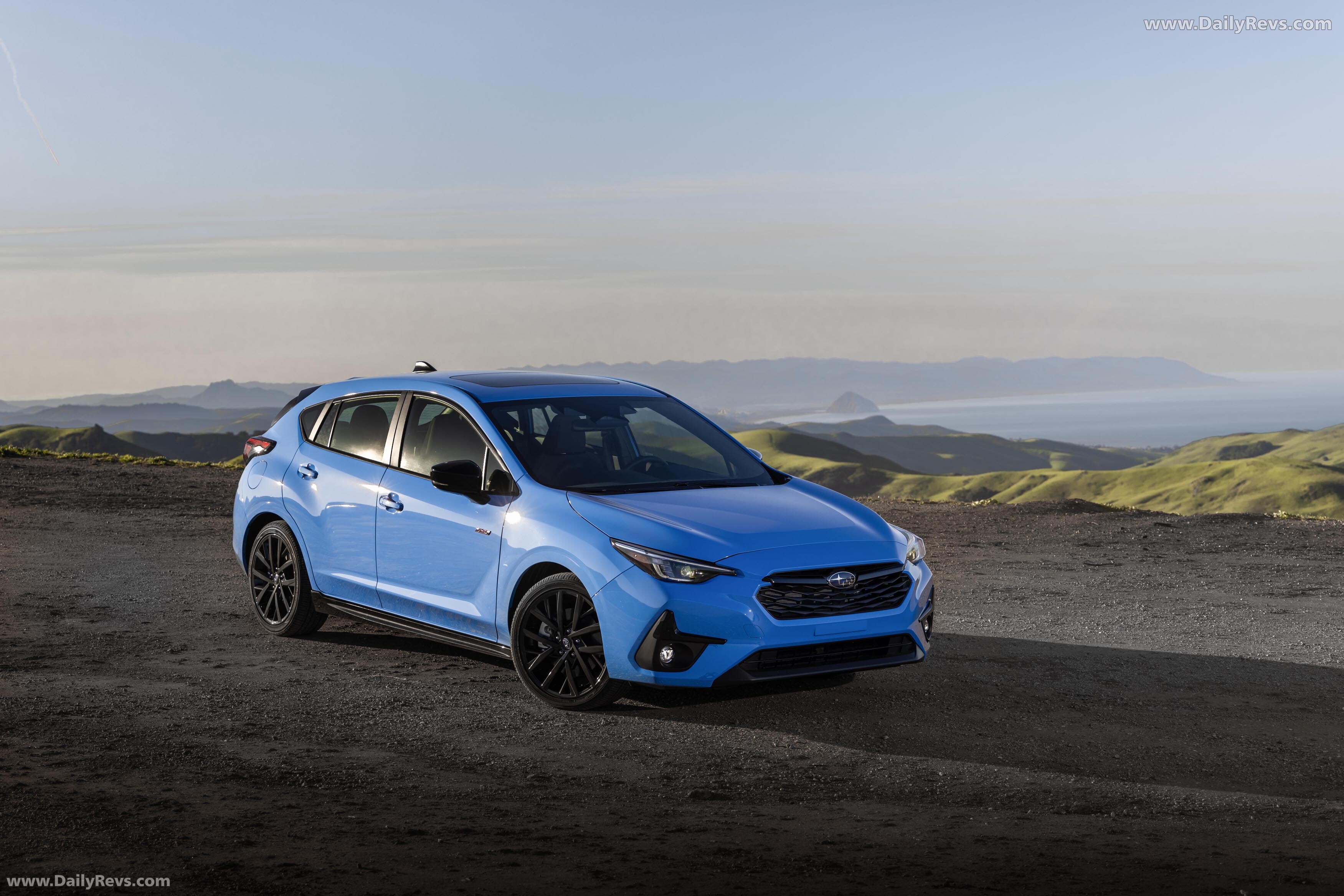 2024 Subaru Impreza RS Oasis Blue Front View