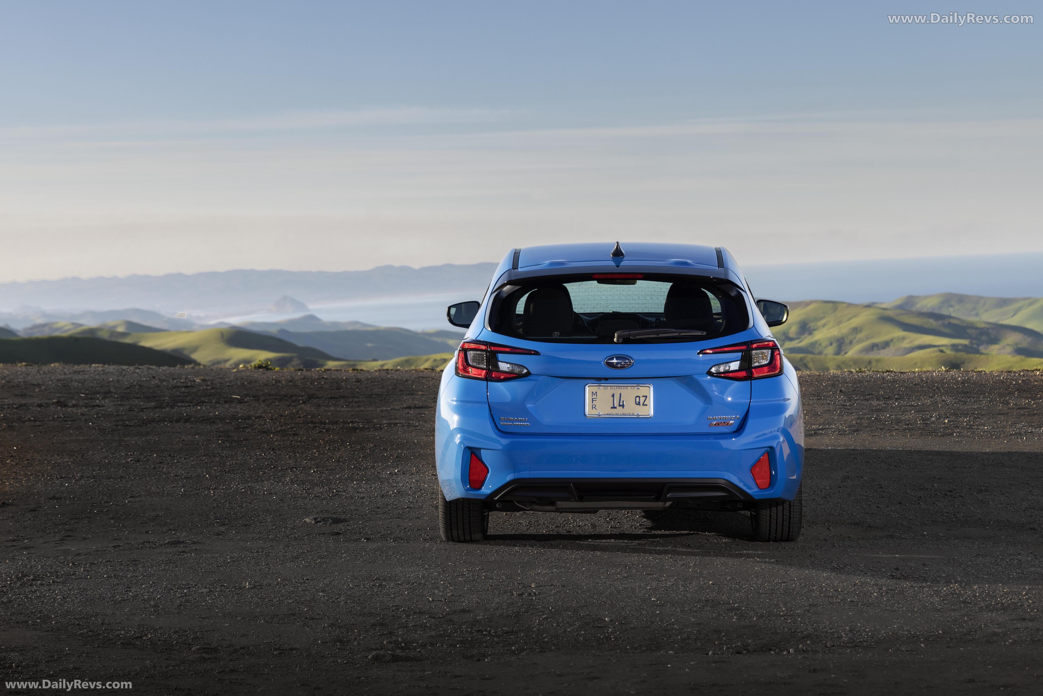 2024 Subaru Impreza RS Oasis Blue Rear View