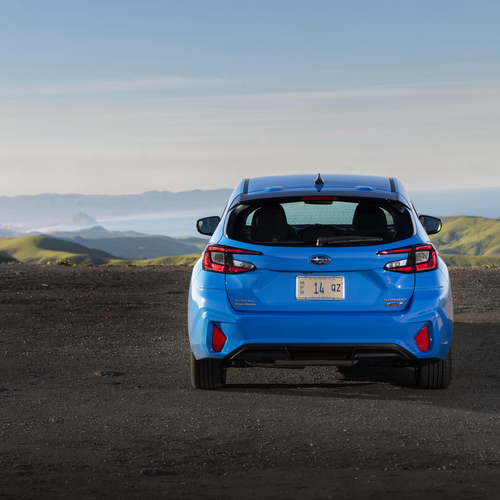 2024 Subaru Impreza RS Oasis Blue Rear View