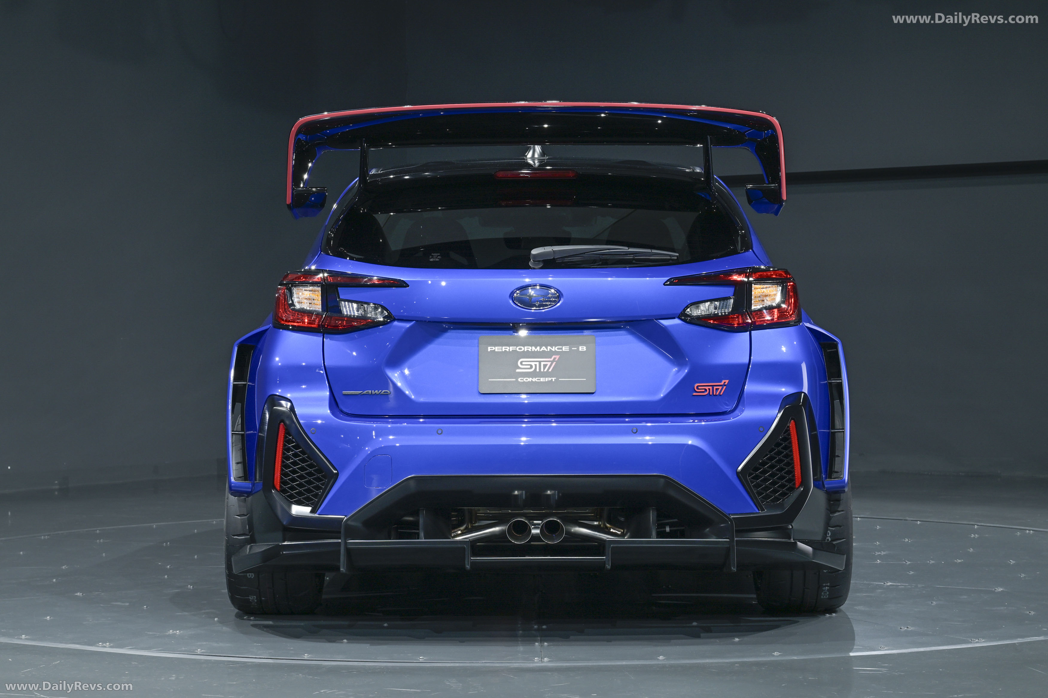 2025 Subaru Performance-B STI Concept Rear View