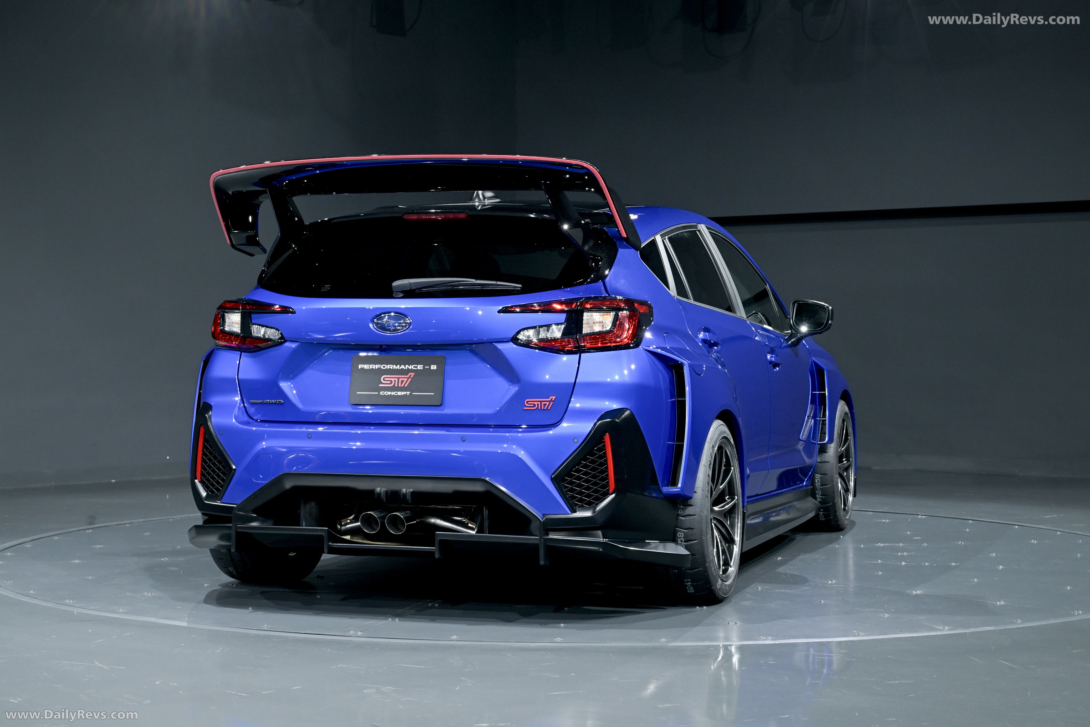 2025 Subaru Performance-B STI Concept Rear View